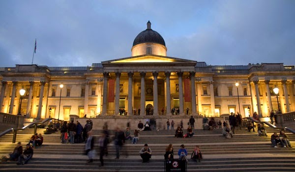 Entrada National Gallery em Londres