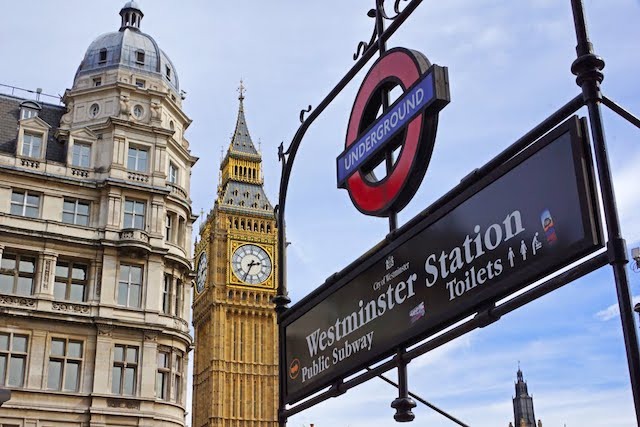 Estação de Westminster em Londres