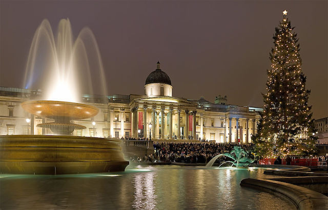 Árvore de Natal na Trafalgar Square