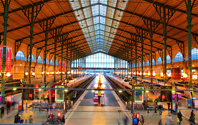 Estação Paris du Nord em Paris