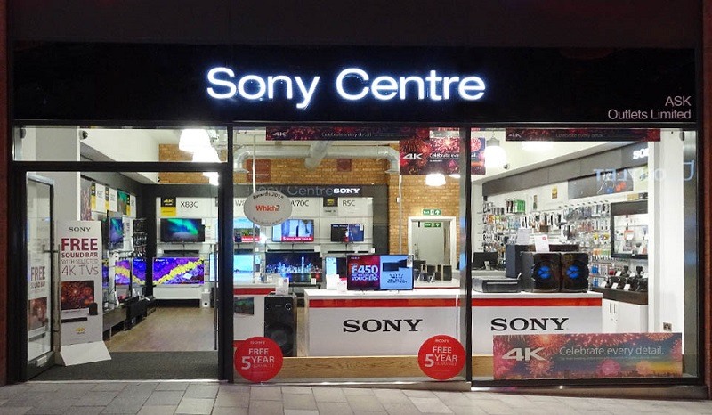 Compras nas lojas Sony em Londres