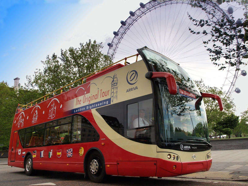 Passeio de ônibus turístico em Londres