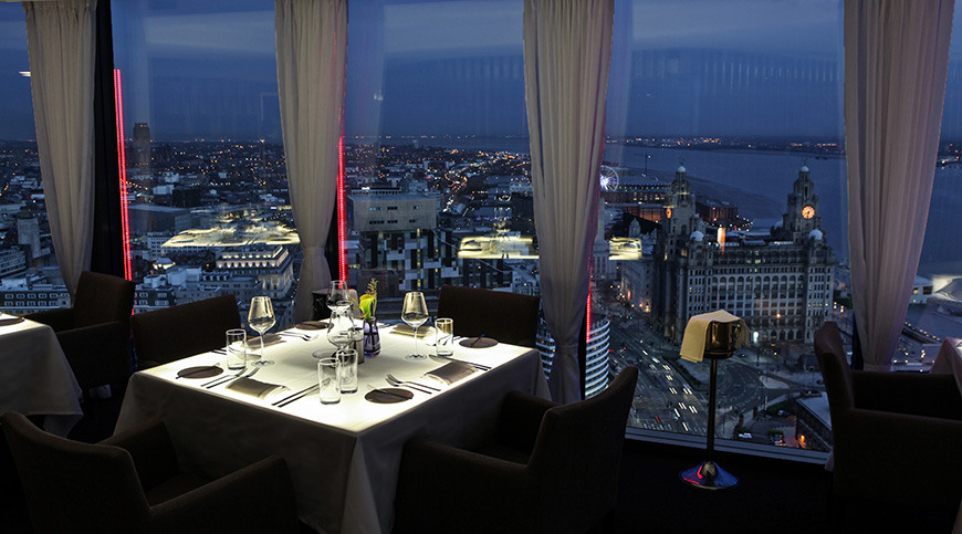 Restaurante Panoramic 34 em Liverpool