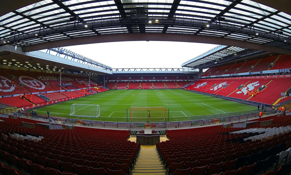 Anfield, o estádio do Liverpool