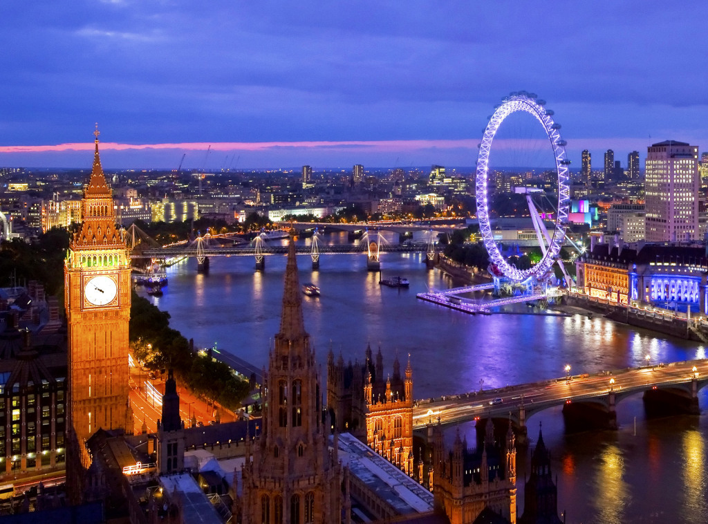 Cidades mais visitadas da Inglaterra: Londres