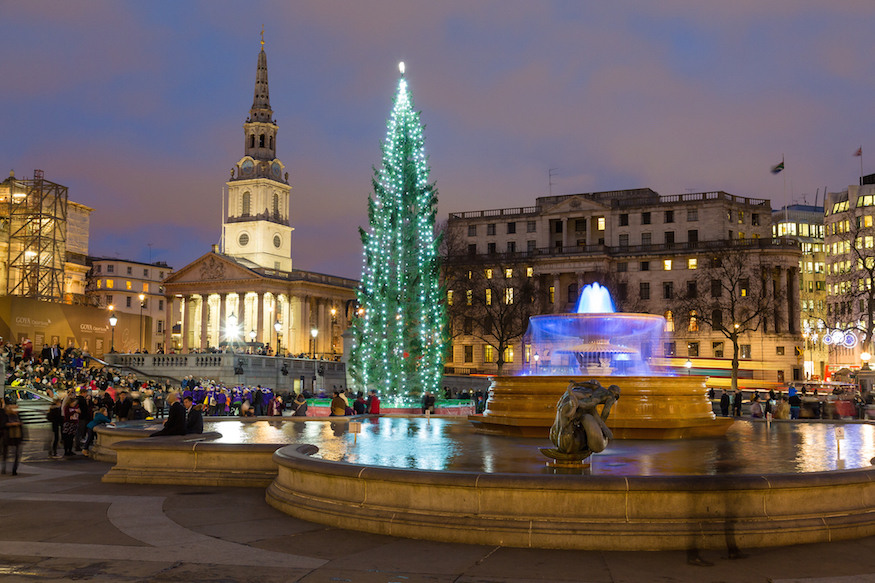 Árvore de Natal em Londres
