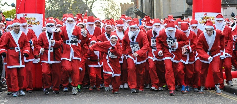Corrida do Papai Noel em Londres