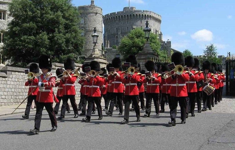 Troca de guardas do Castelo de Windsor