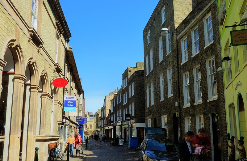 Green Street em Cambridge