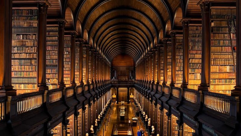 Biblioteca Trinity College, em Dublin