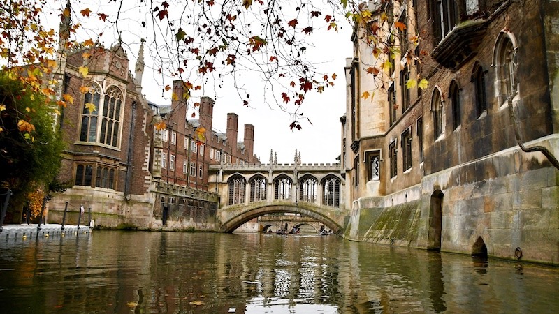 Canal em Cambridge