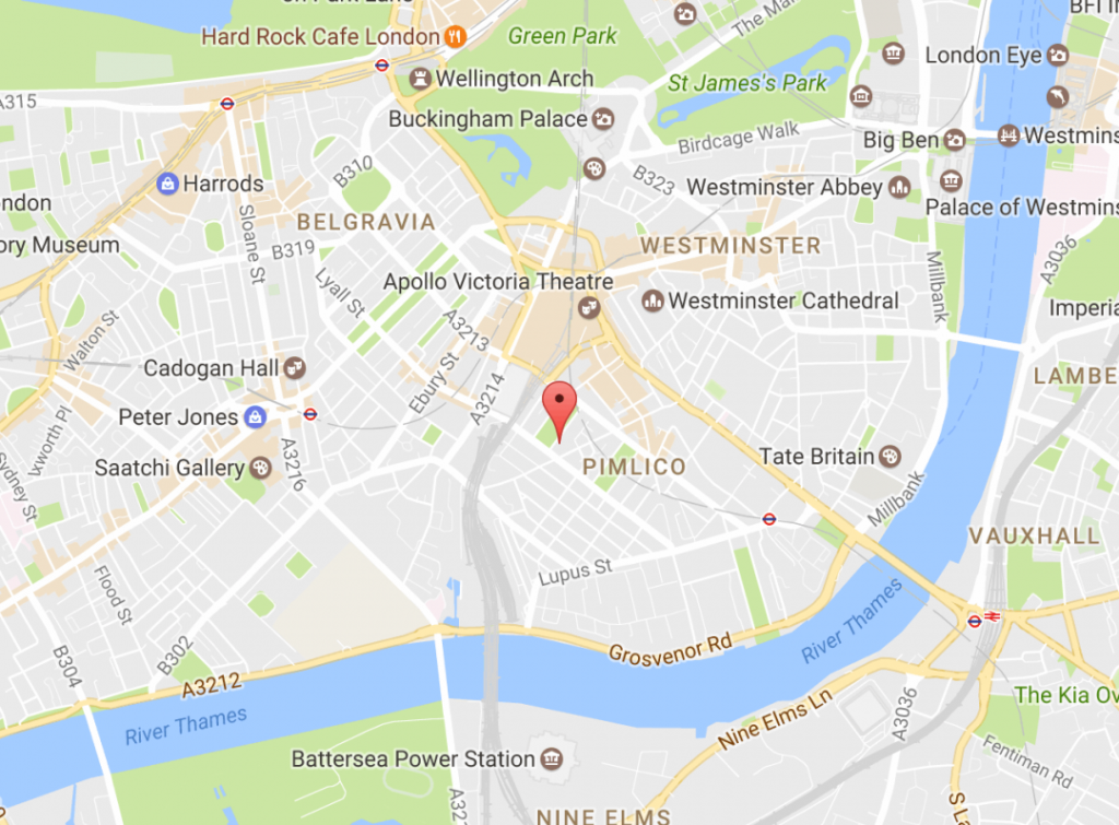 Onde Ficar em Londres: Mapa