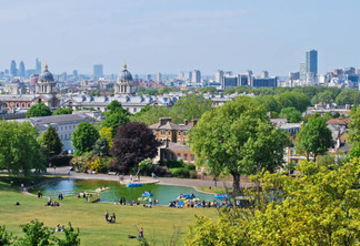 Vista do Greenwich Park em Londres
