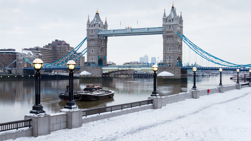 Como é o clima em Londres mês a mês