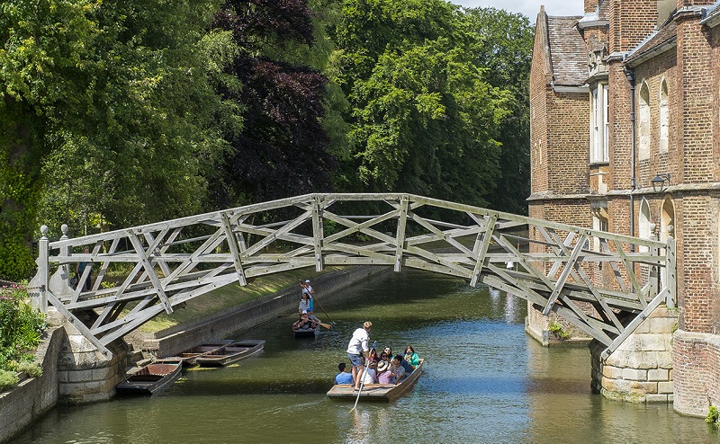 Mathematical Bridge em Cambridge