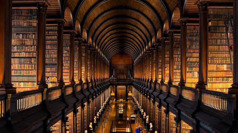 Biblioteca da Trinity College em Dublin