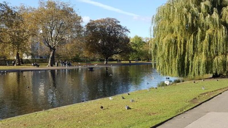 Lago no Regents Park em Londres